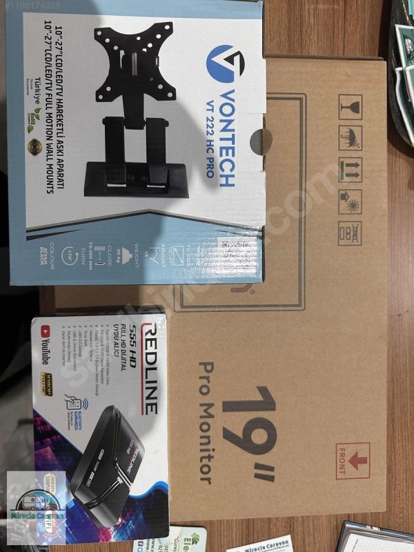 Karavan tekne televizyon seti IP TV dahil set