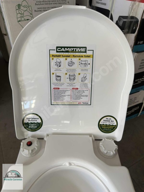 Taşınabilir Portatif Tuvalet 24 lt Taharet Musluklu