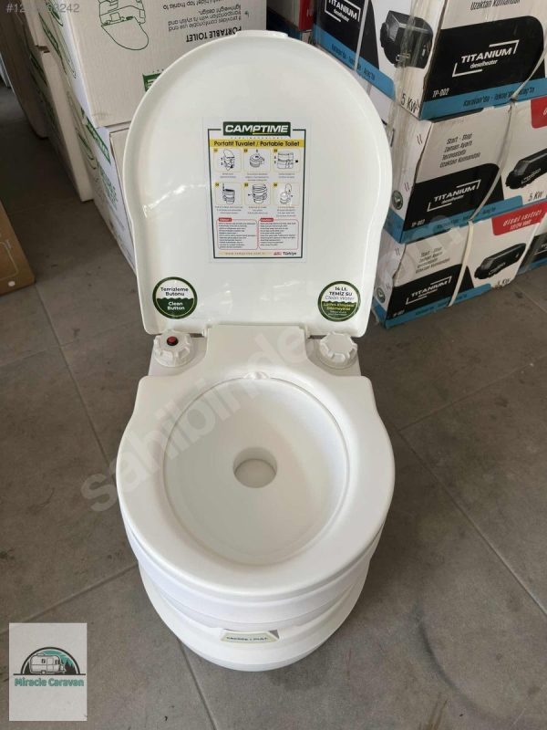 Taşınabilir Portatif Tuvalet 24 lt Taharet Musluklu