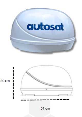 Autosat Mobil Uydu Anteni