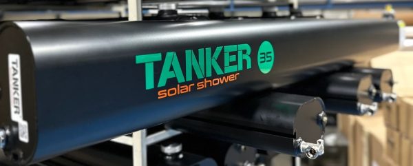 tANKER SOLAR MİRACLE CARAVAN Araç Üstü Basınçlı Su Tankı Dikey Tanker Solar Shower 35 L